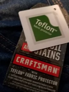 Craftsman Men's Carpenter Jeans with Teflon™ fabric protector NWT 44x30 - Picture 1 of 12