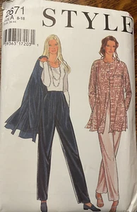 Sewing Pattern, Ladies, Trousers, Tunic & Bodysuit, sizes 8-18 uncut, Style 2671 - Picture 1 of 2