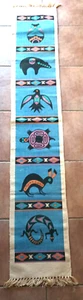 Coprisella El Paso Coperta Co Southwest Frange Cotone Pesante Runner da Tavolo 74" x 13" - Foto 1 di 15