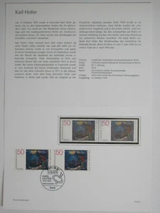 (p317) Deutsche Bundespost Ministerkarte - Bild 1 von 1