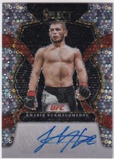2023 Panini Select UFC Khabib Nurmagomedov Disco Prizm Signatures Auto