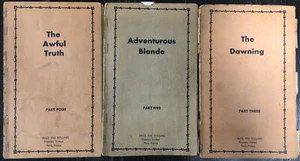 Vintage 3 Adult Books The Dawning, Awful Truth, Adventurous Blonde Sex Torture - Picture 1 of 5