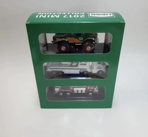 New Hess 2017 Mini Collection: Monster Truck, Helicopter, and Emergency Truck - Picture 1 of 8