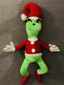 Coleco Dr. Seuss The Grinch Plush Christmas Toy in Santa Suit Rare 1983 - Picture 1 of 6