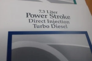 7.3L Turbo Diesel Engine Owners Manual user Guide (78) - Foto 1 di 3