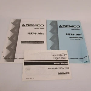 Ademco Vista 10SE Security System Installation / Programming Guide and Manual - Picture 1 of 4