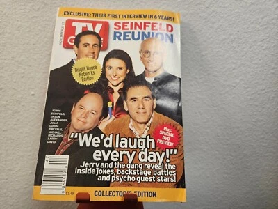 TV Guide Magazine Nov. 21-27, 2004 Seinfeld Reunion Jerry Seinfeld & Gang - Image 1 of 4