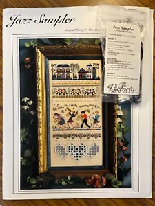 HTF Victoria Sampler "Jazz Sampler" Pattern W/ ACCESSORY PACK!! #108 - Picture 1 of 1