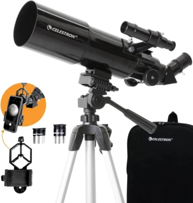 Travel Scope 80 Portable Refractor Telescope – 80Mm Aperture, Fully-Coated Glass - Image 1 of 4