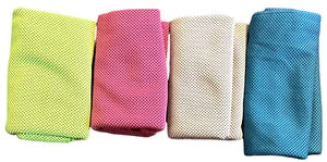 Cooling Towels Microfiber Running Gym Workout Camping Fitness Golf - LOT of 4 - Picture 1 of 4