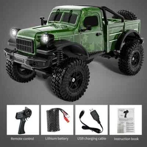 JJRC C8813 2.4G 4WD 12km/h Climbing Off-Road Lights Remote Controller RC Pickup - Picture 1 of 26
