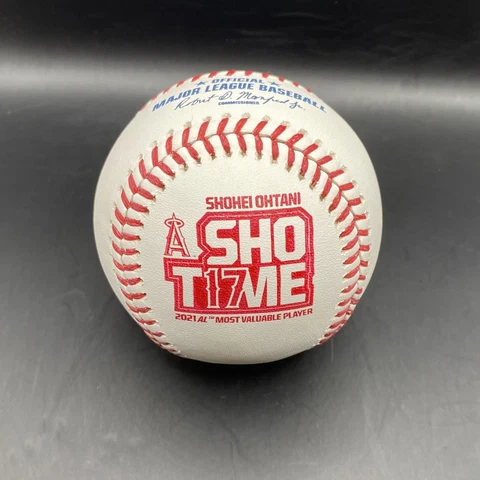 New Rawlings Shohei Ohtani 2021 MVP Commemorative Logo Baseball Ball SHO TIME Cover