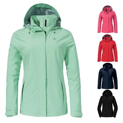 Schöffel Damen Regenjacke Outdoorjacke Funktionsjacke Wanderjacke Jacket Gmund L