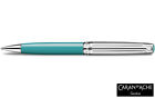 Caran d'Ache Leman V2 Bicolor Turquoise Ballpoint Pen 4789.171