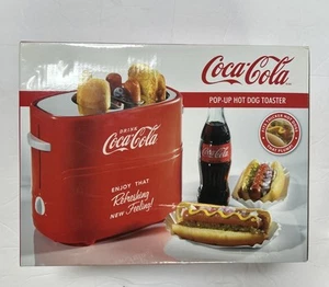 Nostalgia Coca Cola HDT600COKE Pop-Up Hot Dog Toaster NEW - Picture 1 of 2