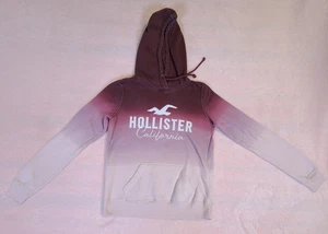 Hollister California Hoodie rosa lila ombre Freizeit Sweatshirt Gr. XSmall  - Bild 1 von 13