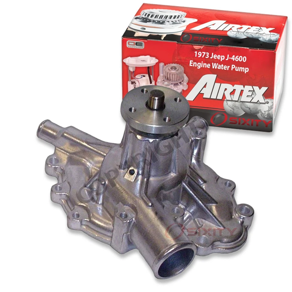 Airtex Engine Water Pump for 1973 Jeep J-4600 5.9L V8 Coolant Antifreeze nc - Изображение 1 из 4