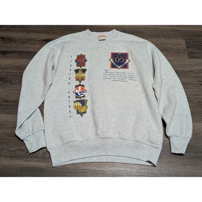 Moletom Nutmeg Mills Florida Gators 1853 grande cinza gola redonda soletrado faculdade - Imagem 1 de 4