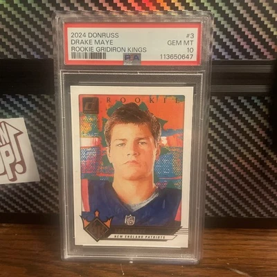 Panini Donruss 2024 - Rookie Gridiron Kings Drake Maye #3 (RC) Foto 1 de 2