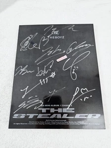 THE BOYZ Chase Signed Promo Album Autographed The Stealer Kpop flaw [US SELLER] - Picture 1 of 17