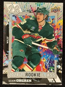 2024-25 Upper Deck Series 2 Rookie Class Liam Ohgren Rookie #RC-19 - Picture 1 of 2