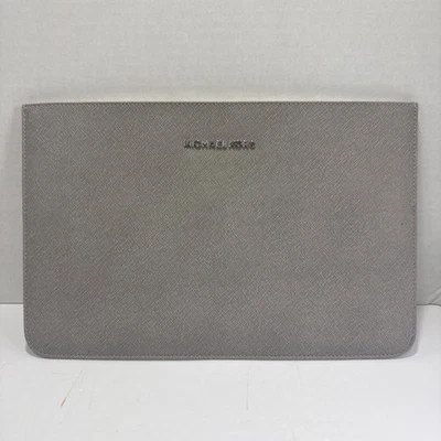 Michael Kors MacBook Air 11" Sleeve Pearl Grey Leather Women's - Image 1 of 4