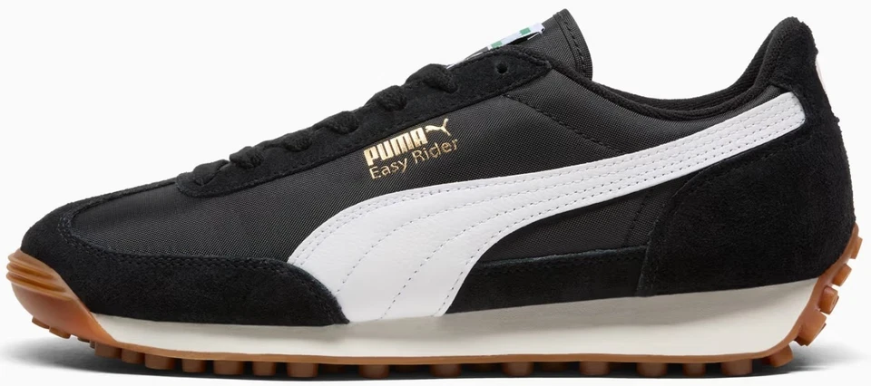 Size 6.5 - Puma Easy Rider Vintage Black White W