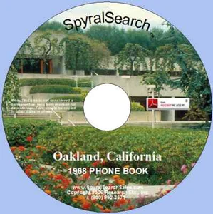 CA - Oakland 1968 Phone Book CD - Picture 1 of 1