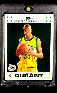 2007 2007-08 Topps 50th Anniversary #2 Kevin Durant RC Rookie SuperSonics