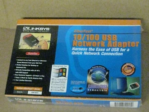 LINKSYS EtherFast 10/100 USB Network Adapter USB100TX  - Picture 1 of 3