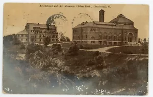 Postal Cincinnati Ohio OH Escuela de Arte y Museo de Arte Eden Park publicada 1910 - Imagen 1 de 2