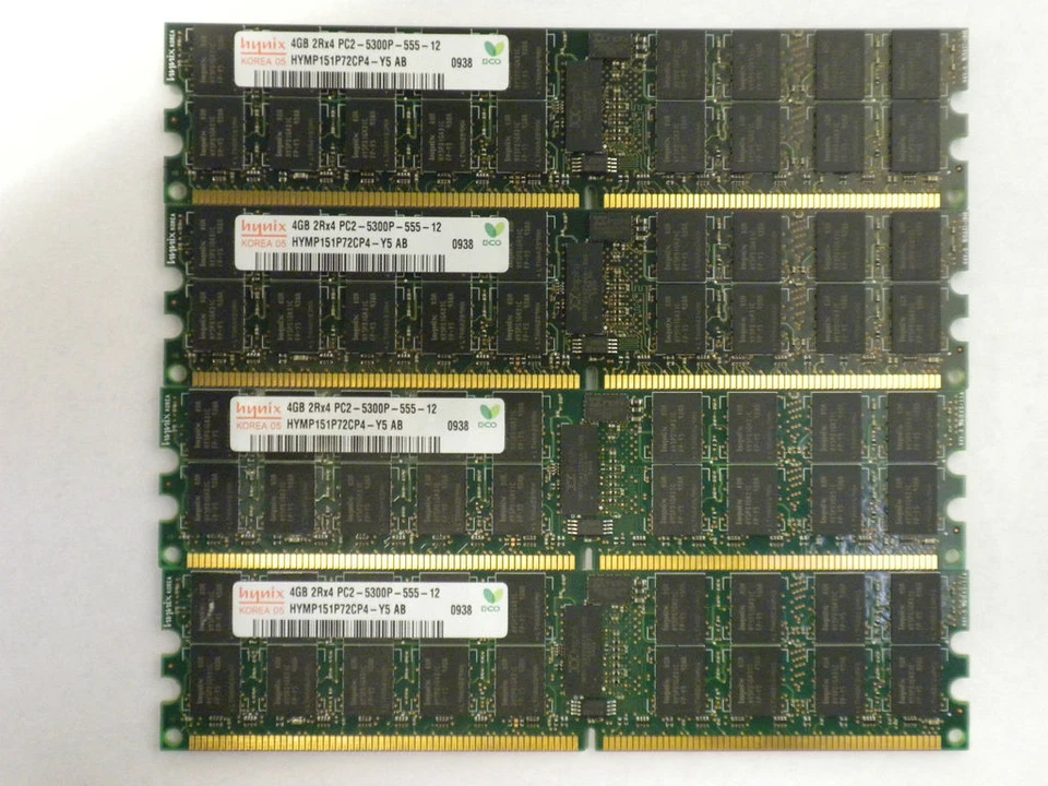 16GB (4X4GB) Speicher PC2-5300P RAM für Dell PowerEdge C1100 M605 M805 M905 2970 - Bild 1 von 1
