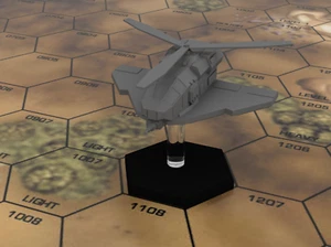 Nightshade VTOL | Veicolo da combattimento scala 6 mm 1:285 | Battletech miniatura - Foto 1 di 1
