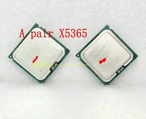 A pair of Intel Xeon X5365 (SLAED) 3.0G quad-core 1333MHz 771 processor - Picture 1 of 7