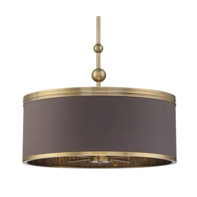 Colgante Metropolitan N7345 Splendour 5 luces 25" W Robin Baron - Antiguo envejecido Foto 1 de 3