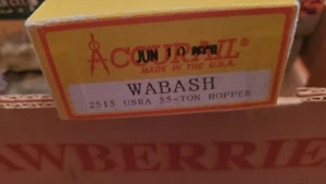 Accurail USRA 55 TONNER HOPPER KIT WABASH NEW OLD STORE STOCK, ESTATE MR - Bild 1 von 1