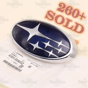 93013SA032 Genuine Subaru IMPREZA / WRX Front Bumper Grille Emblem Six Star Logo - Bild 1 von 9