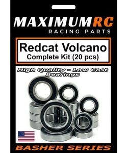MAXRC - Redcat 1/10 Volcano Tornado Sealed Bearings Kit Upgrade Parts (20 pcs) - Picture 1 of 3