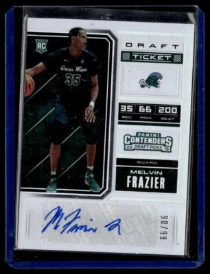 2018 Panini Contenders Draft Picks #88 Melvin Frazier Jr. Draft Ticket #/99 HS - Image 1 of 2