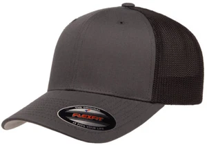 FLEXFIT Classic Original TRUCKER 6-Panel Fitted Baseball Cap HAT New! - Picture 1 of 27