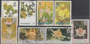 ๐ธ๐ฟ Swaziland Selection of 8 Flora stamps - Picture 1 of 10