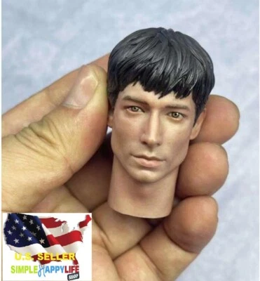 1/6 Cabeza Masculina Ezra Miller Para 12" Figura Hot Toys Flash BD001 Soldier BD002❶USA❶ Foto 1 de 2