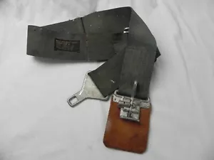 Aircraft Safety Lap Belt Crewman's MS 16070 By Aerial Mach 1968 Vintage 3" - Foto 1 di 10