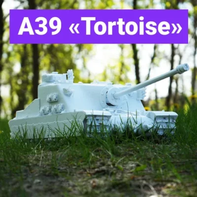 1/16 3d printed RC tank UK A39 "Tortoise" - Image 1 of 4