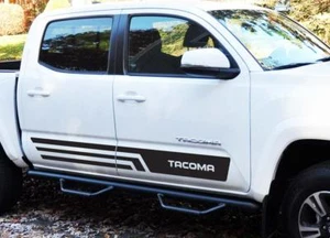 pair of angel stripes side bed graphics decal sticker designed for Toyota Tacoma - Picture 1 of 3