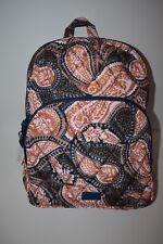 Vera Bradley Fern Paisley Pattern Ultralight Backpack