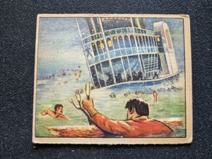1949 Bowman Wild West Card # G-8 Wreck of Tennessee (VG/EX)