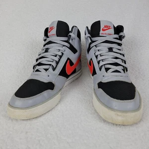 Nike Delta Force Hightop Sneaker Herren US 11 grau schwarz rot 370424-062 **LESEN - Bild 1 von 11