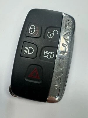 GENUINE JAGUAR 5 BUTTON REMOTE SMART KEY XF XE XJ F TYPE ETC TESTED & WORKING - Image 1 of 4