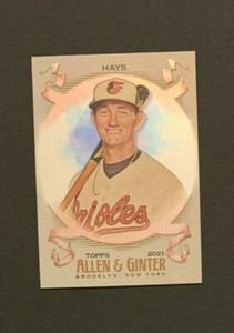 2021 Topps Allen & Ginter Orioles Austin Hays - SP Hot Box Silver